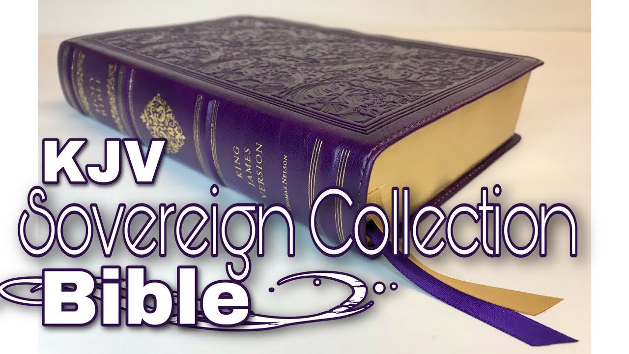 Коллекция Библии KJV Sovereign Purple Leathersoft