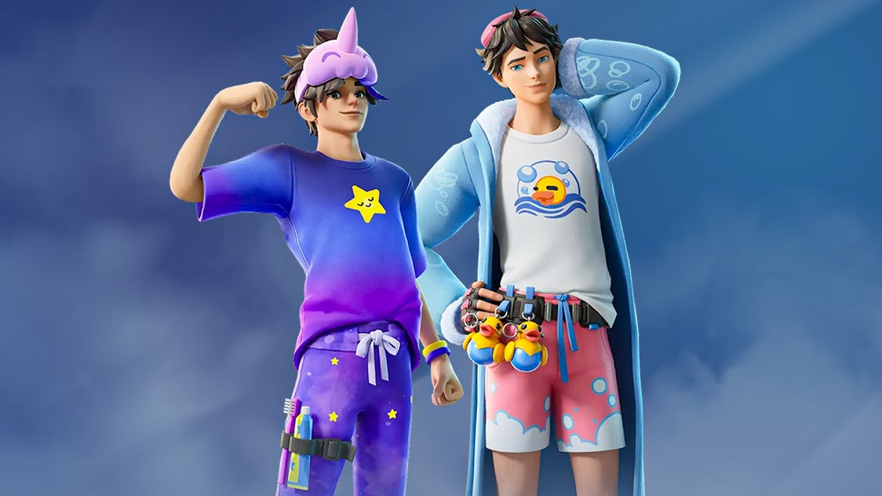 Fortnite New Scrubdown Scrapper Skin & New Dozy Dreamer Skin + Showcase (Fortnite Battle Royale)