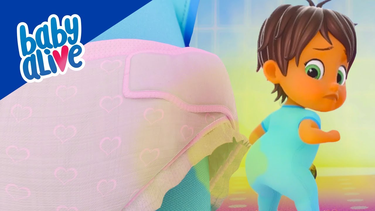 Baby Alive Official 💨 Let's Go Potty Babies 🚽 Potty Training ⭐️ Kids Videos and Baby Cartoons 💕