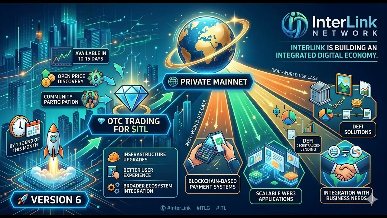 InterLink Network: Version 6, OTC Trading & Private Mainnet Looming! 💎 #interlink #itl #itlg 
