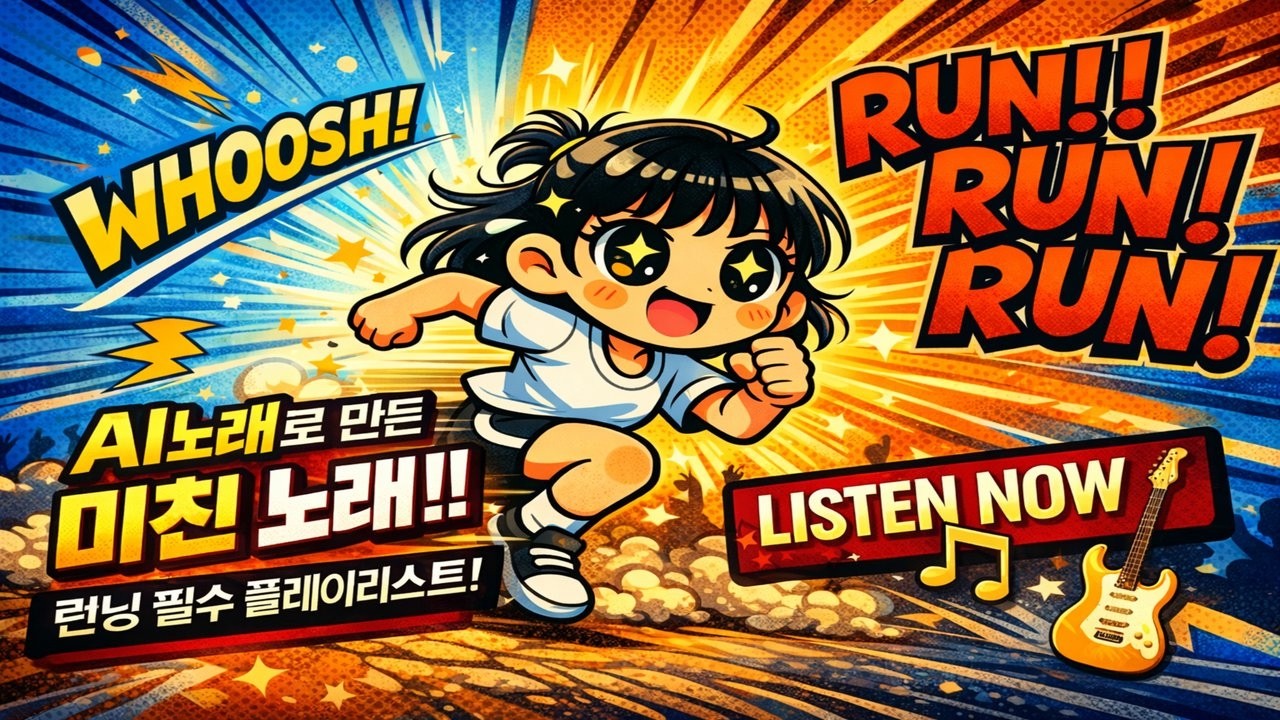 RUN RUN RUN #AImusic #Suno #RunRunRun #러닝송 #밴드음악 #여성보컬 #오리지널곡 #뮤직비디오 #플레이리스트 #감성노래 #운동음악 #달리기음악