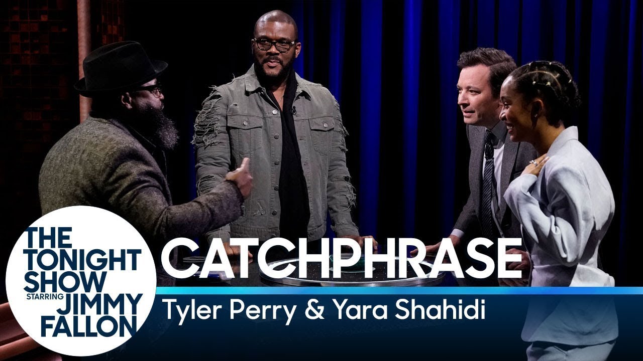 Catchphrase with Tyler Perry and Yara Shahidi