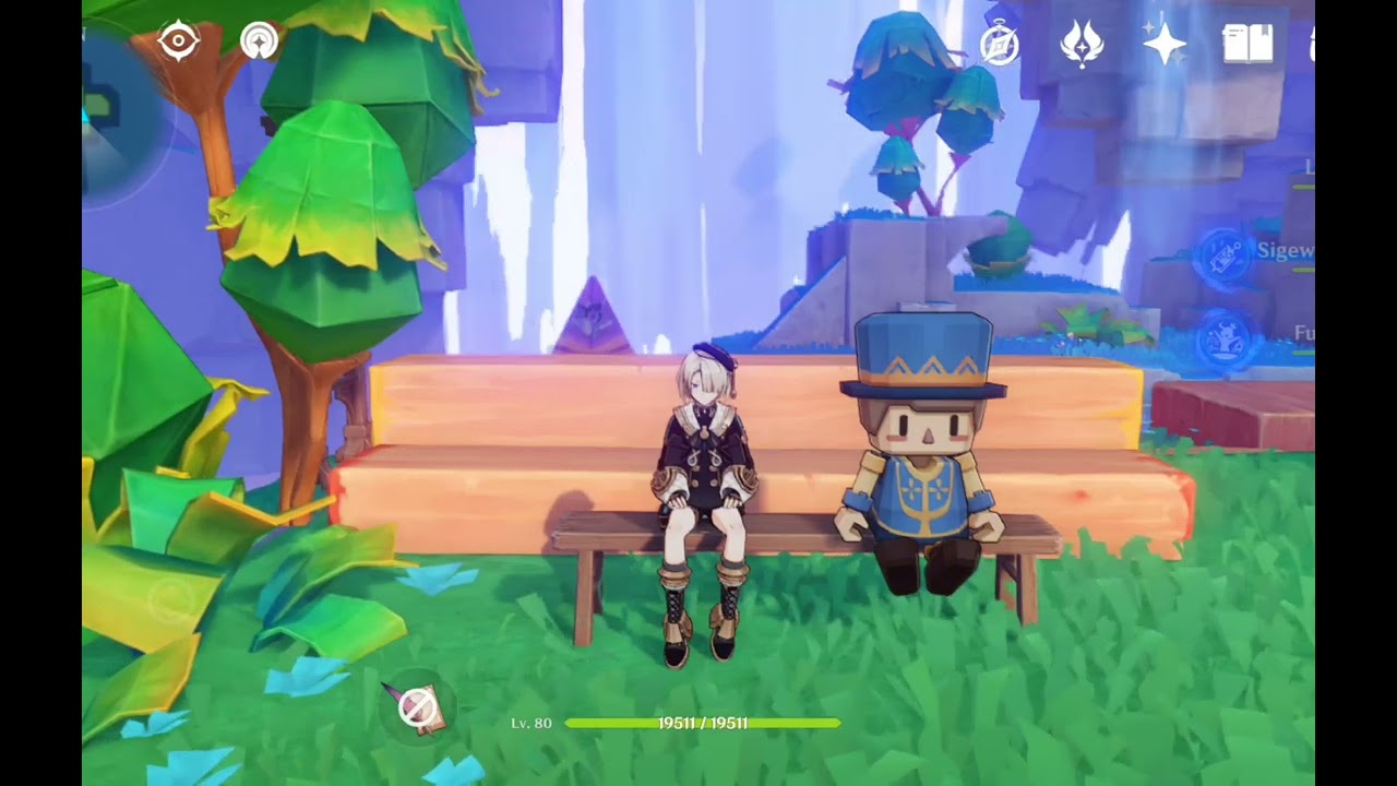 Genshin Impact Simulanka Event References Forrest Gump SO CUTE