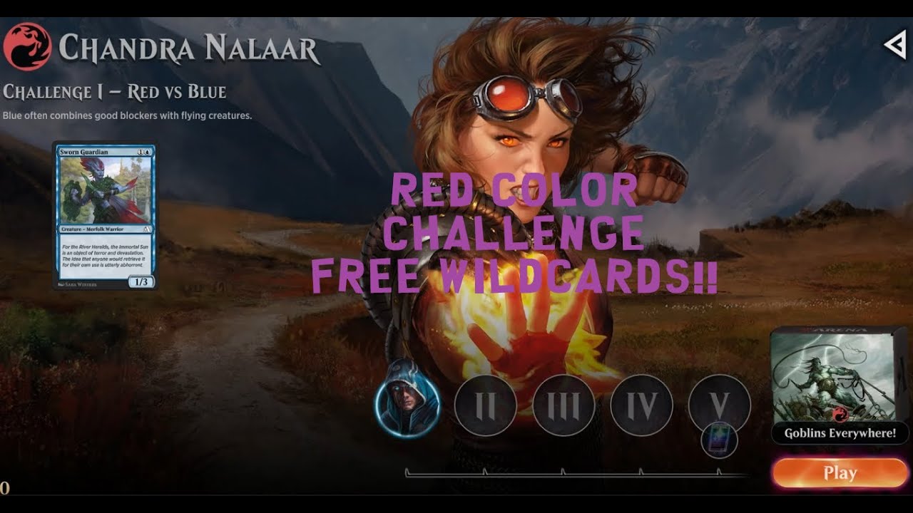 New Player Tutorial | MTG Arena | Red Color Challenge
