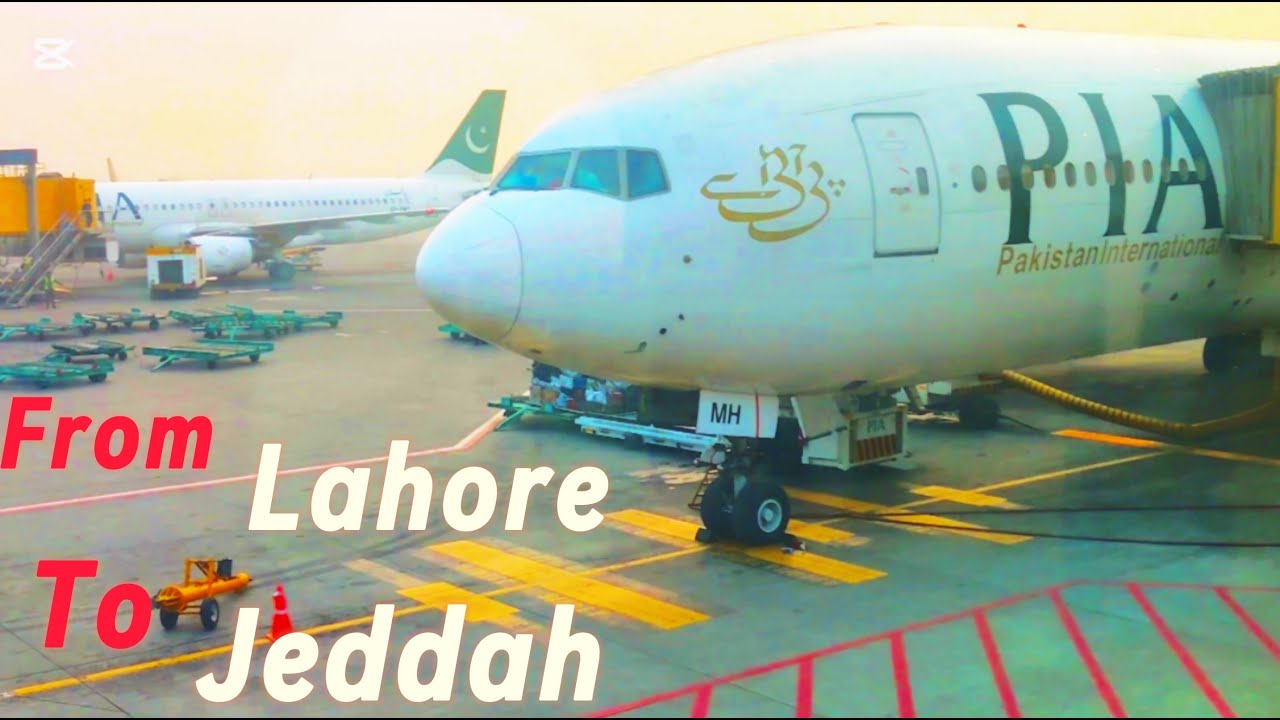 Flight Pk 859 lahore To Jeddah PIA Flight Vlog   World Vlogs 1.0