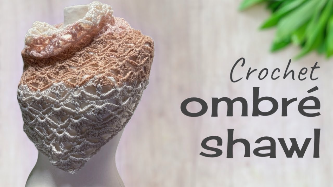 Crochet Shawl | Intermediate Pattern - You Should Learn This!