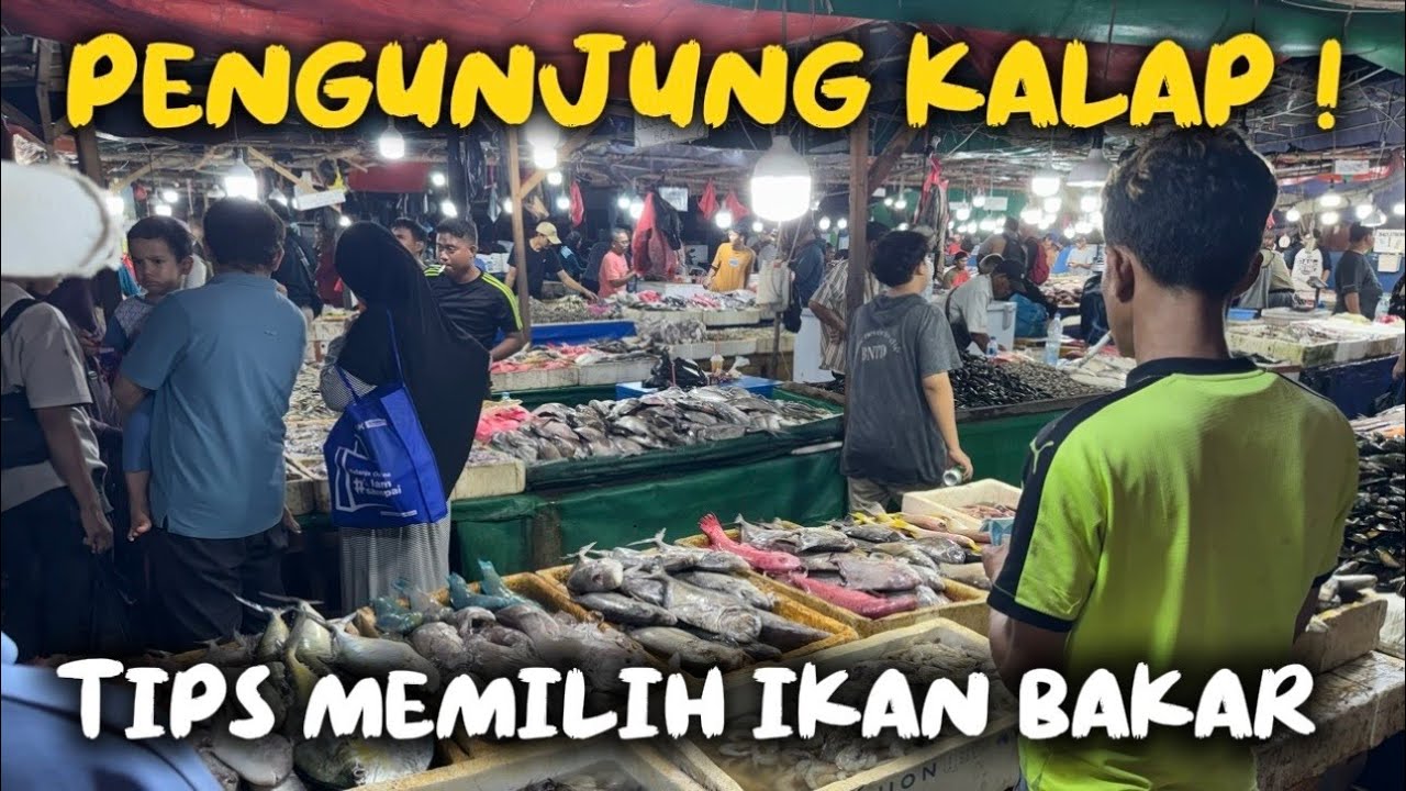 Berburu Ikan Untuk di Bakar, Pasar Ikan Muara Angke Diserbu Pengunjung Menjelang Malam Tahun Baru
