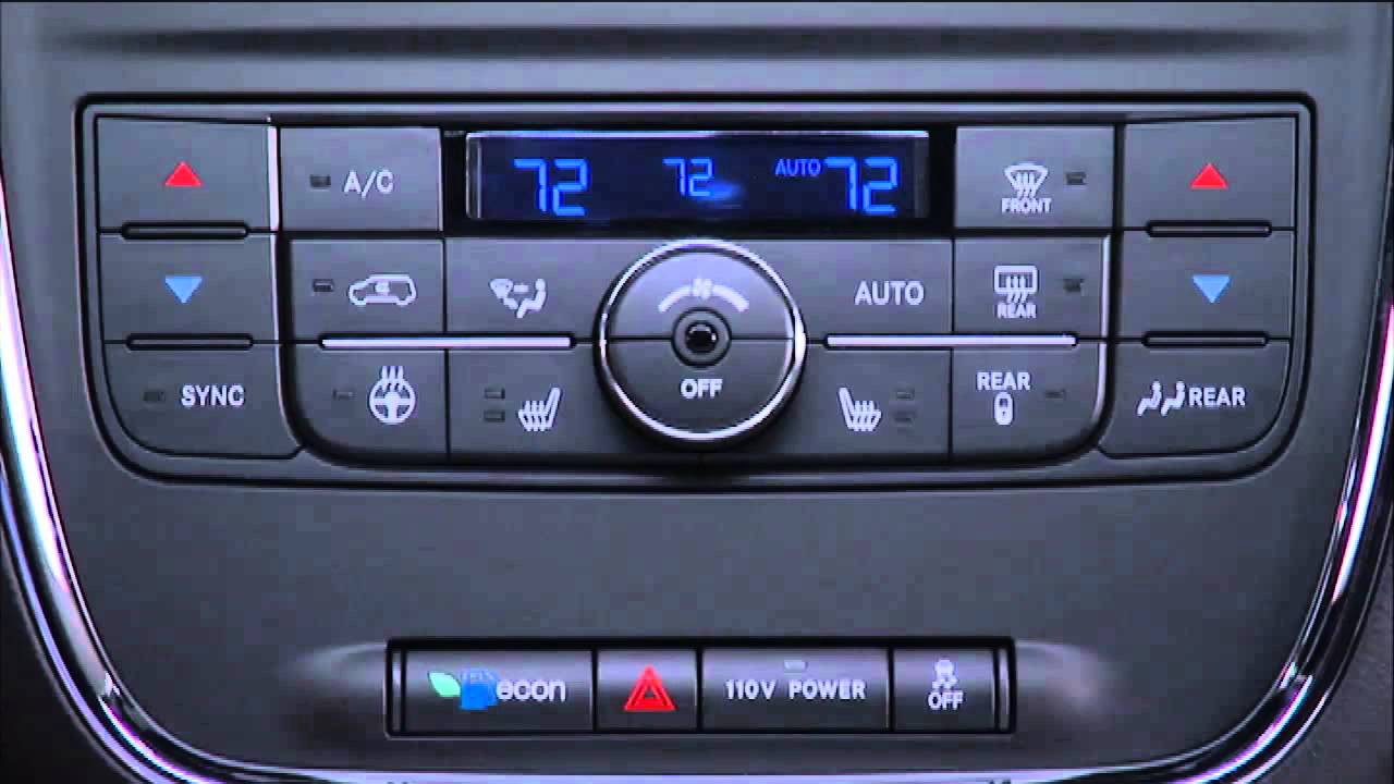 2014 Chrysler Town & Country | Automatic Climate Controls