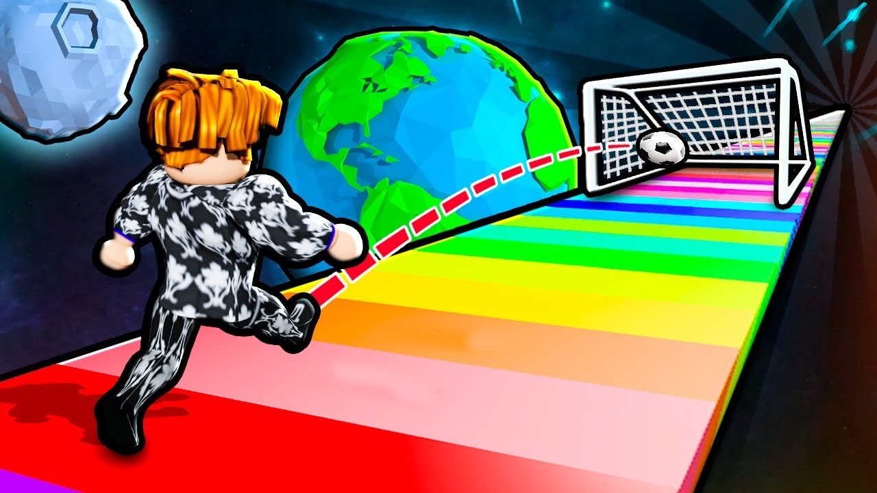 A CADA CHUTE NOSSA PERNA FICA MAIS FORTE NO ROBLOX (Goal Clicker)