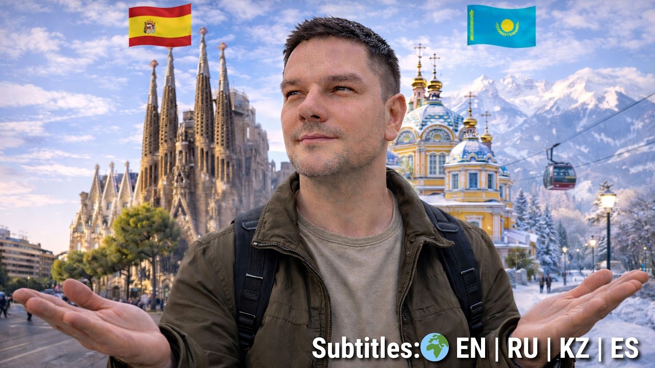 Испания против Казахстана 🇪🇸🇰🇿 | Жизнь в Барселоне или Алматы без цензуры