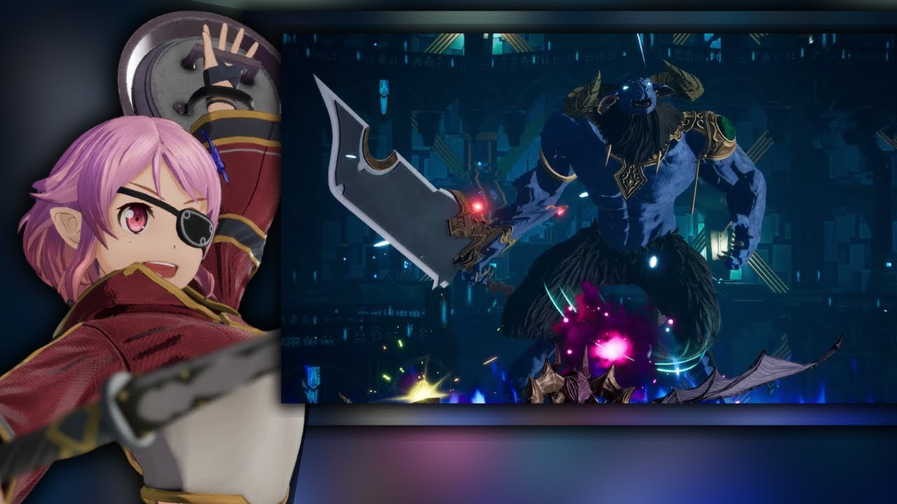 Abandoned Facility & Gleam Eyes Boss fight- Sword Art Online: Fractured Daydream Gameplay