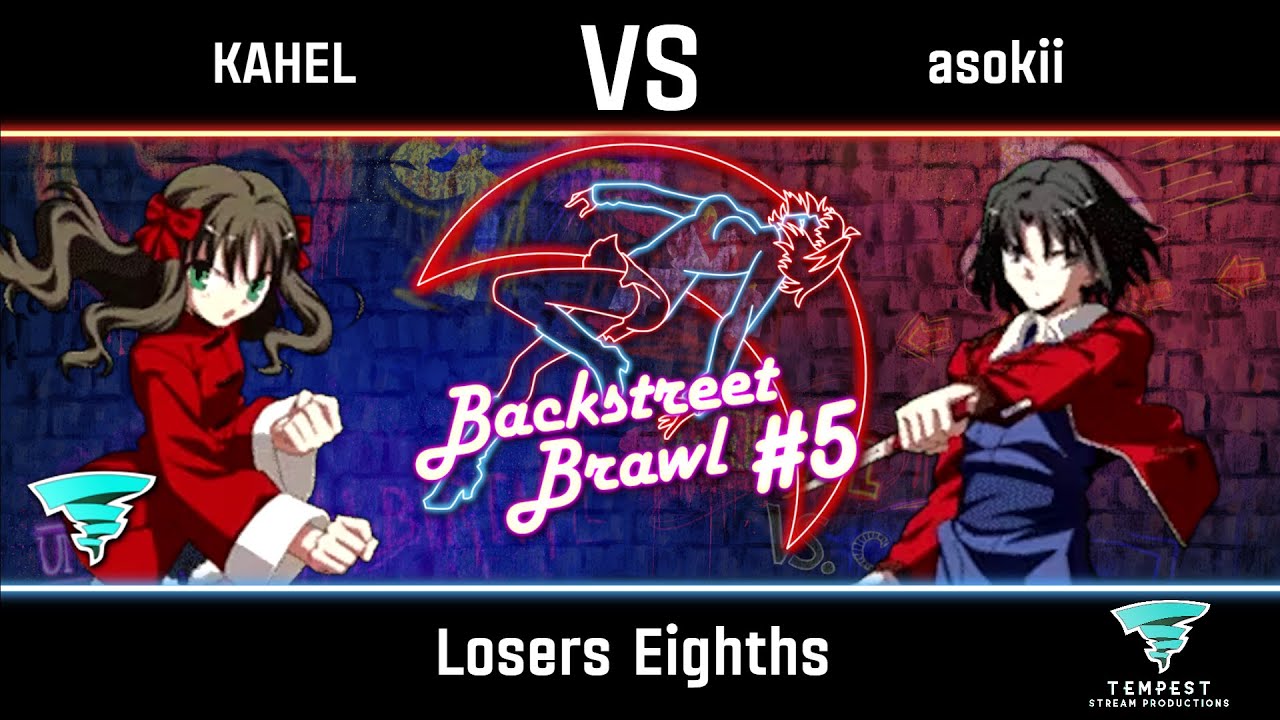 KAHEL (Miyako) vs asokii (Ryougi) - MBAACC Losers Eighths - Backstreet Brawl #5