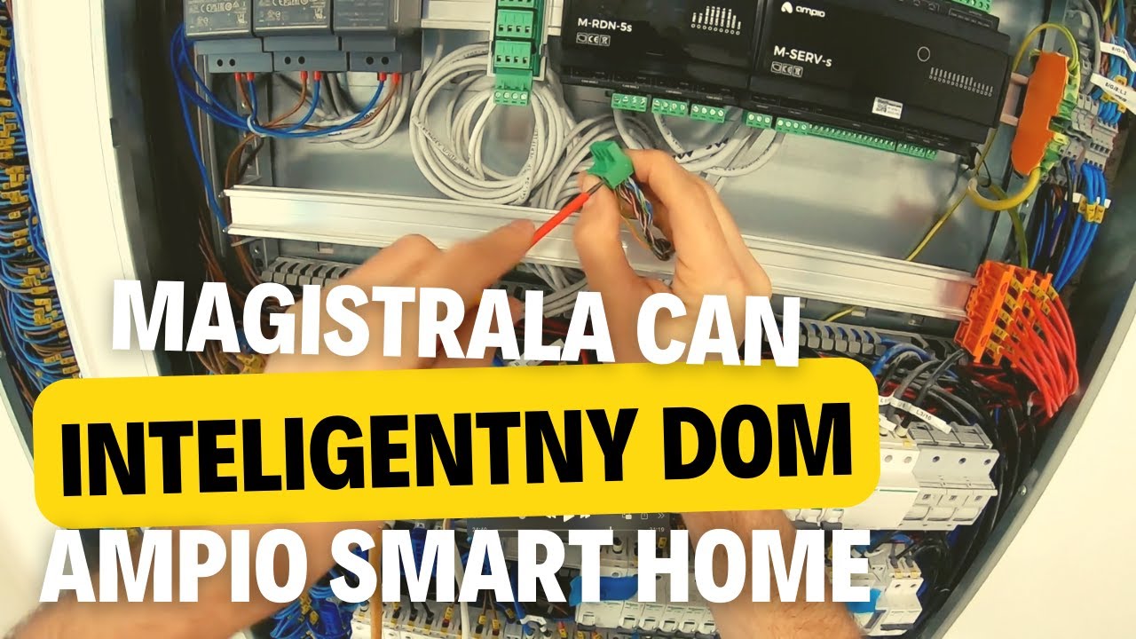 193. Magistrala CAN Ampio. Jak będę podłączał panele dotykowe? Smart Home. Budowa domu samemu