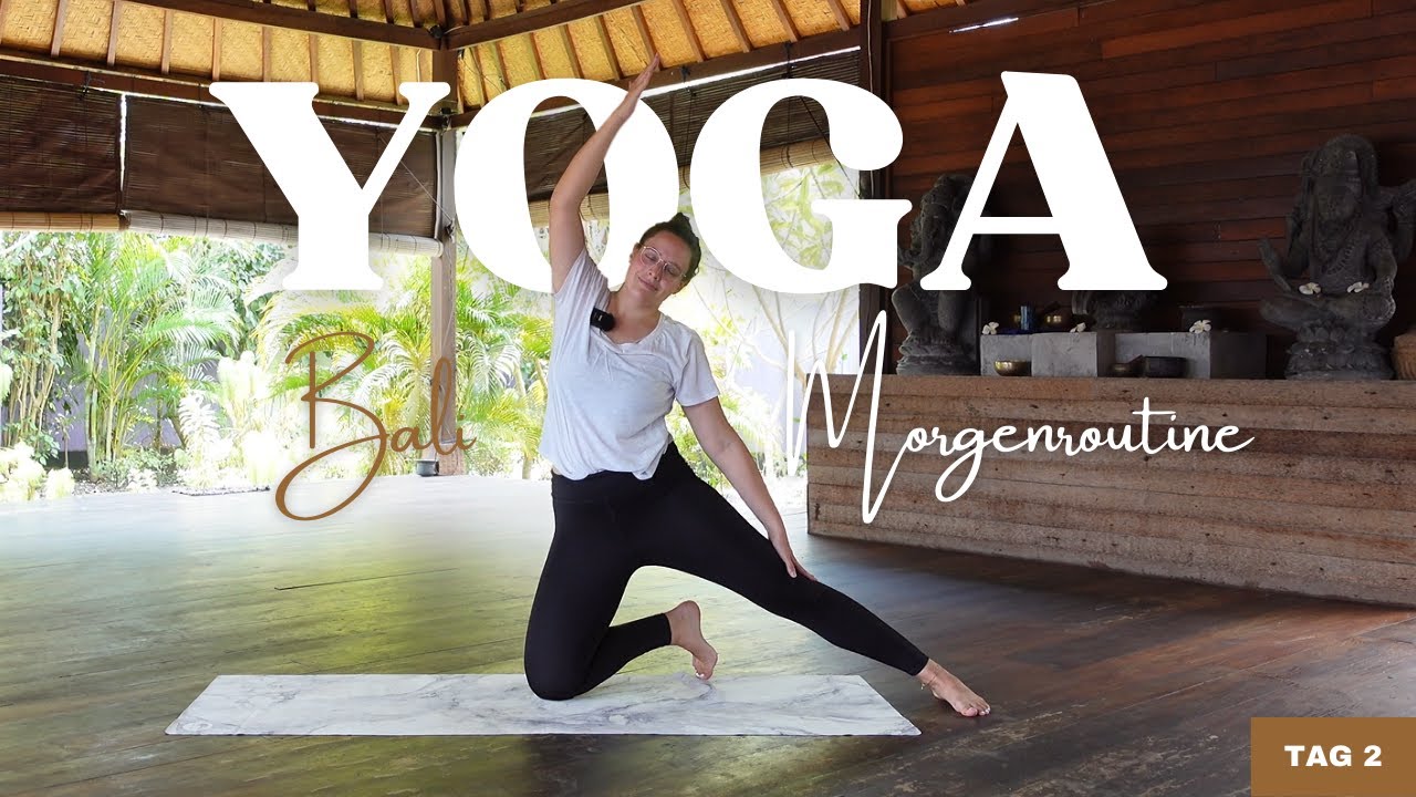 Tag 2 | Bali Bliss Yoga Morgenroutine | 15 Minuten Rise & Shine Yoga | 4K