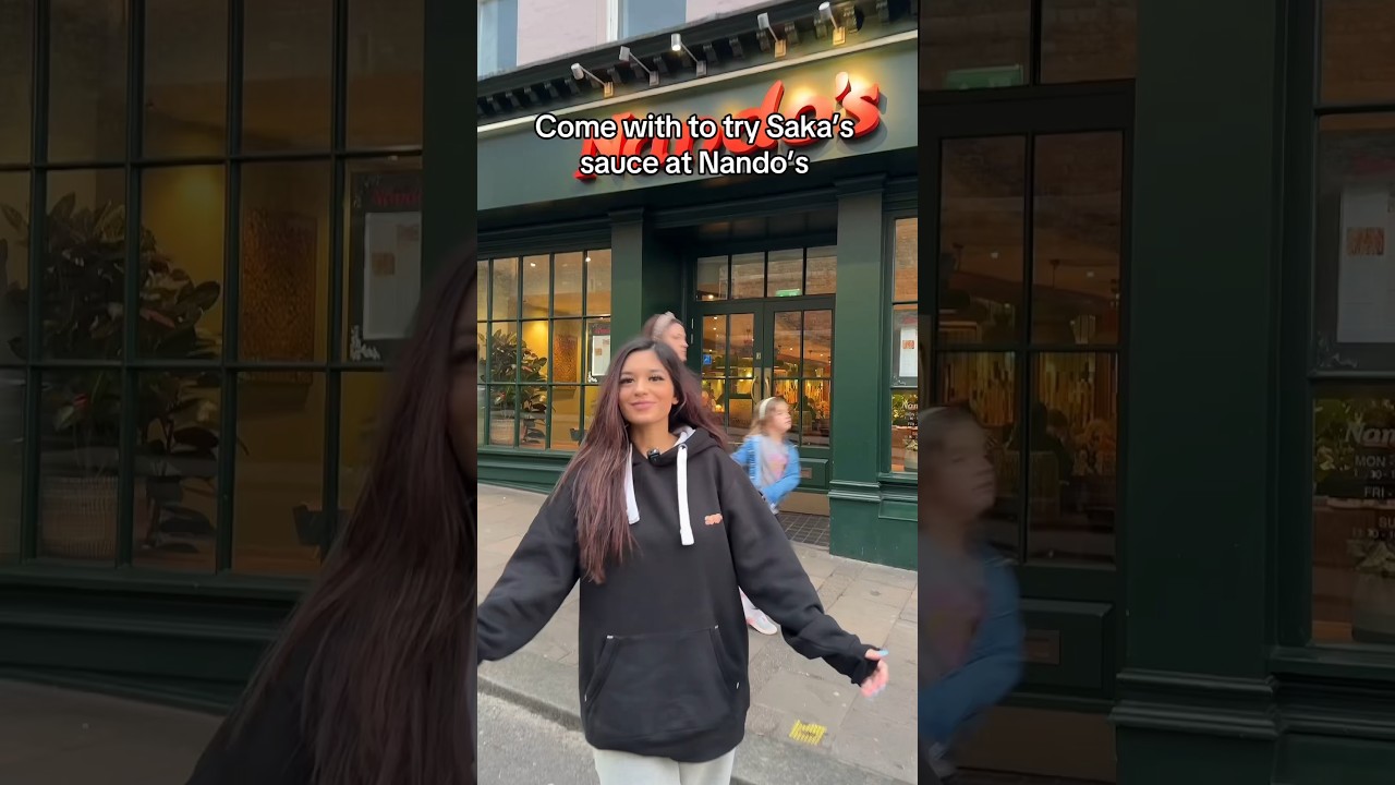 😱 BUKAYO SAKA MADE A NANDOS SAUCE???