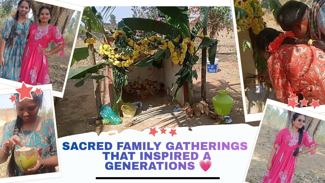 Sacred puja Family Gatherings That Inspired a Generation🧑‍🧑‍🧒‍🧒💗|moniindu|#family #kannada #tending 
