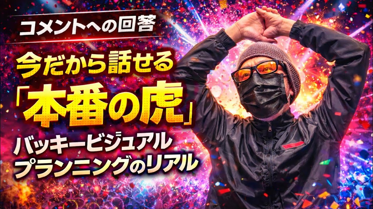 コメントへの回答｜今だから話せる「本番の虎」｜バッキービジュアルプランニングのリアル
