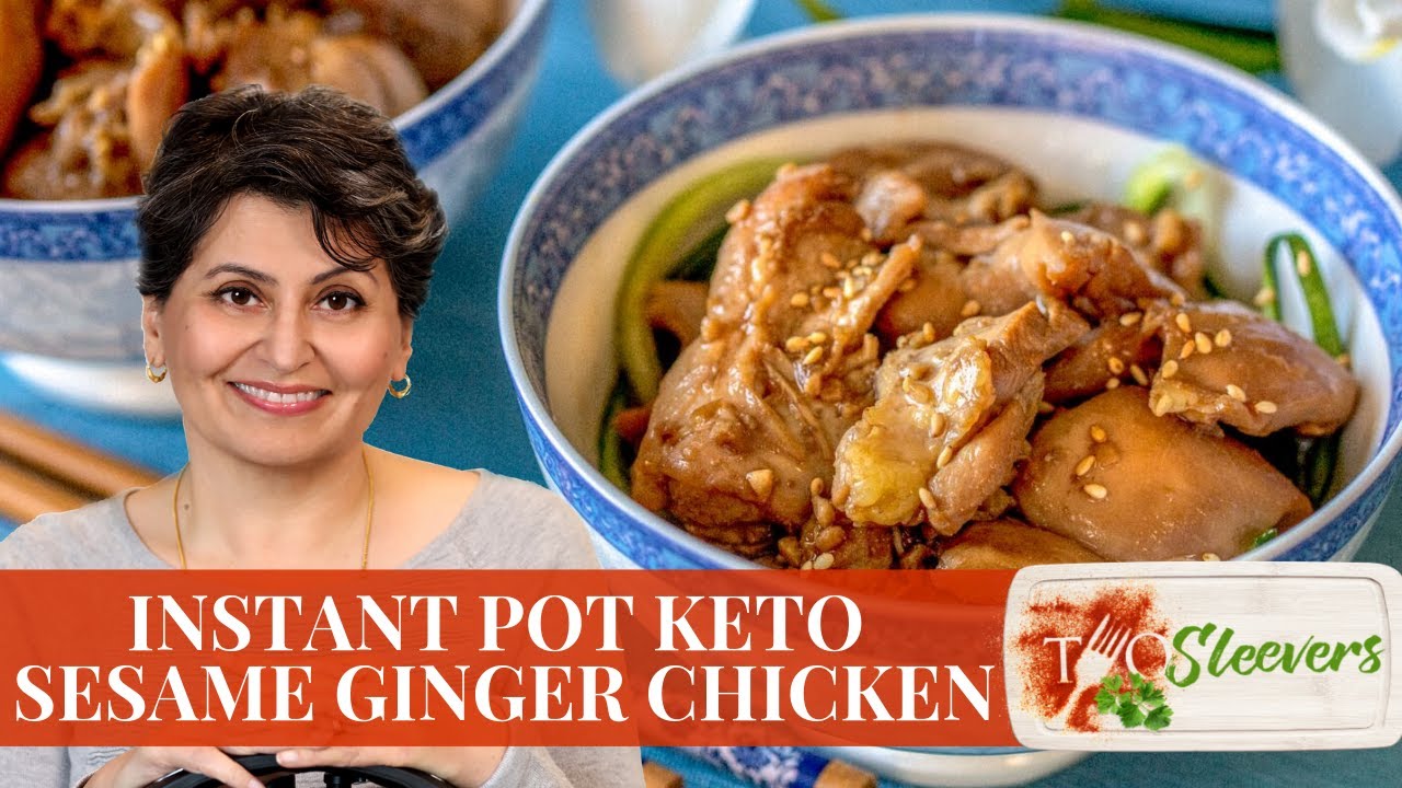 Instant Pot Keto Sesame Ginger Chicken