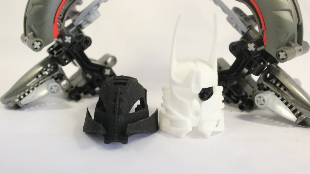 Bionicle Shapeways Unboxing: Kanohi Kraahkan and Kanohi Ignika