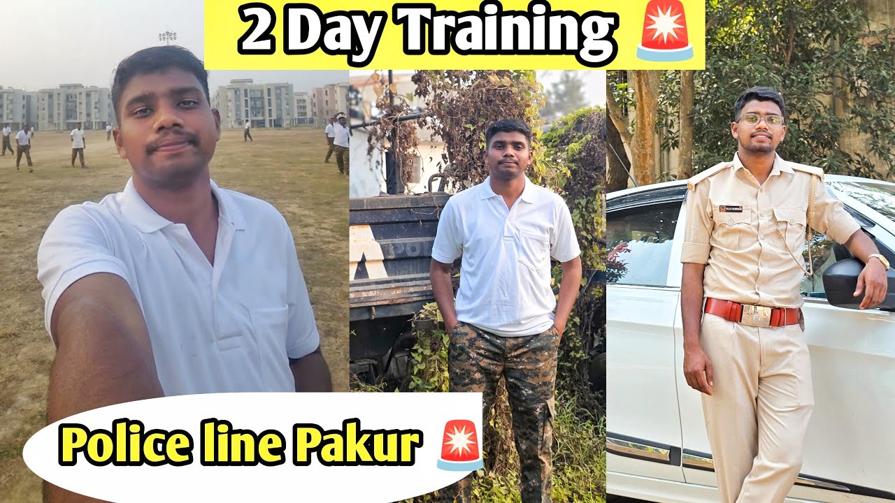 2 Day Training Police Line Pakur 🚨// New Santhali Video// Silas With Vlogs 