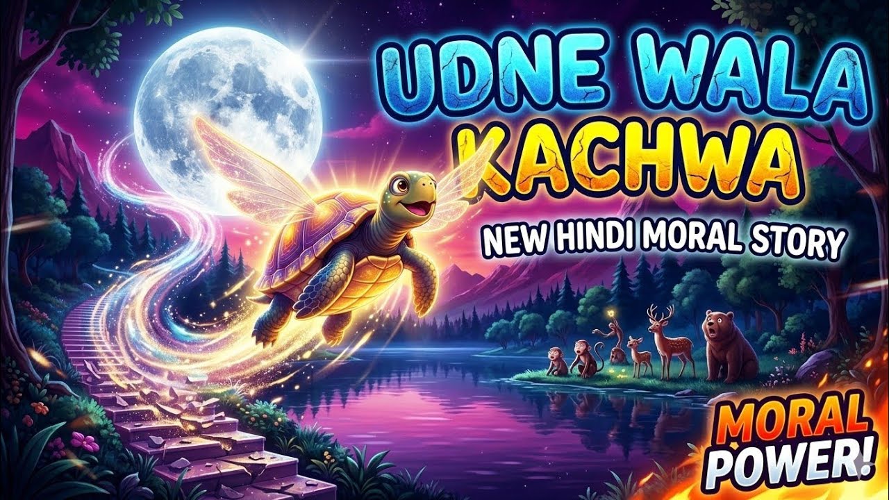 Urnay Wala Kachhua aur Chand Ki Seerhi -bacchon ke Liye Hindi moral story