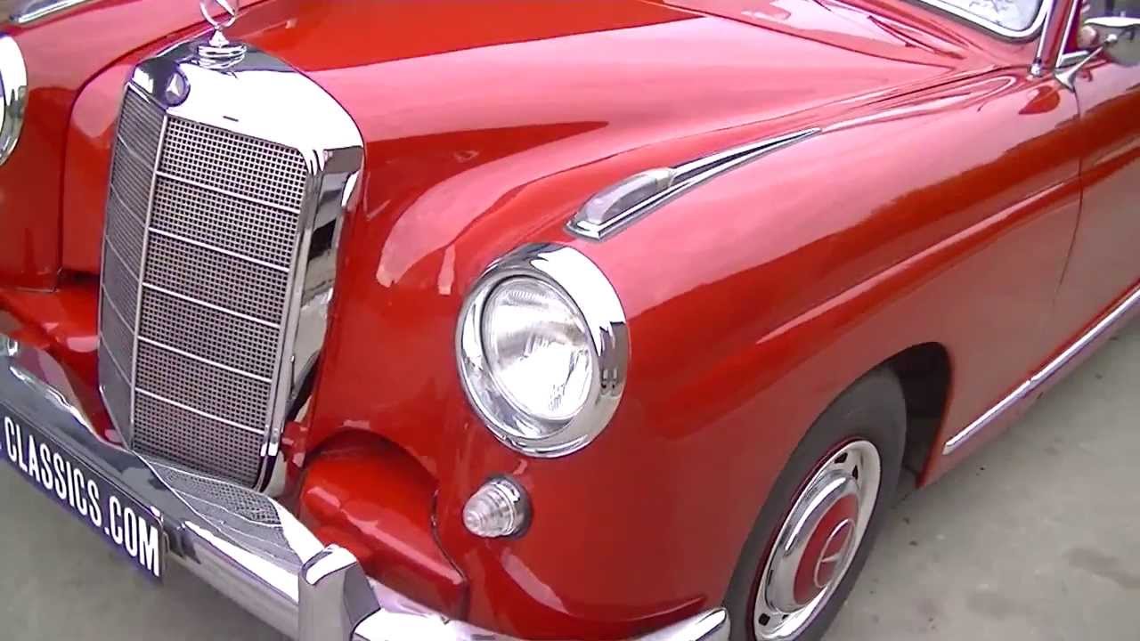 Mercedes Ponton 219 1958-VIDEO- www.ERclassics.com