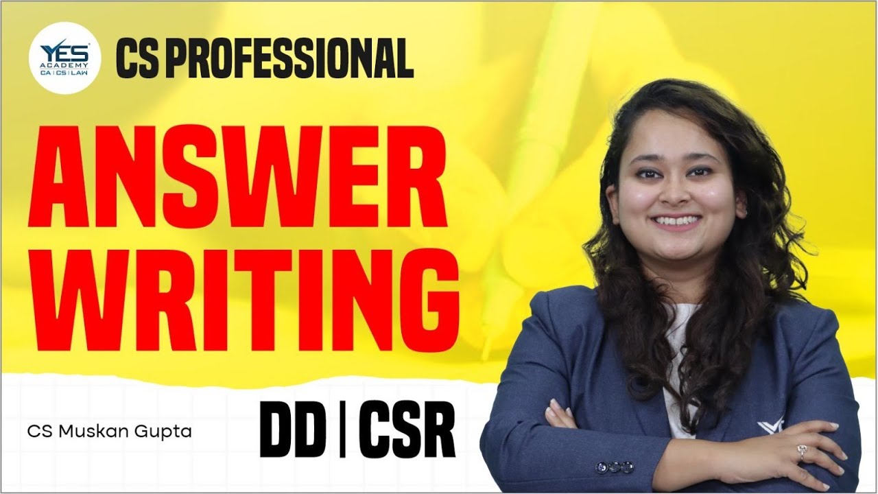 DD Answer Writing Session June 25 | Dec 25 Attempt | CS Muskan Gupta