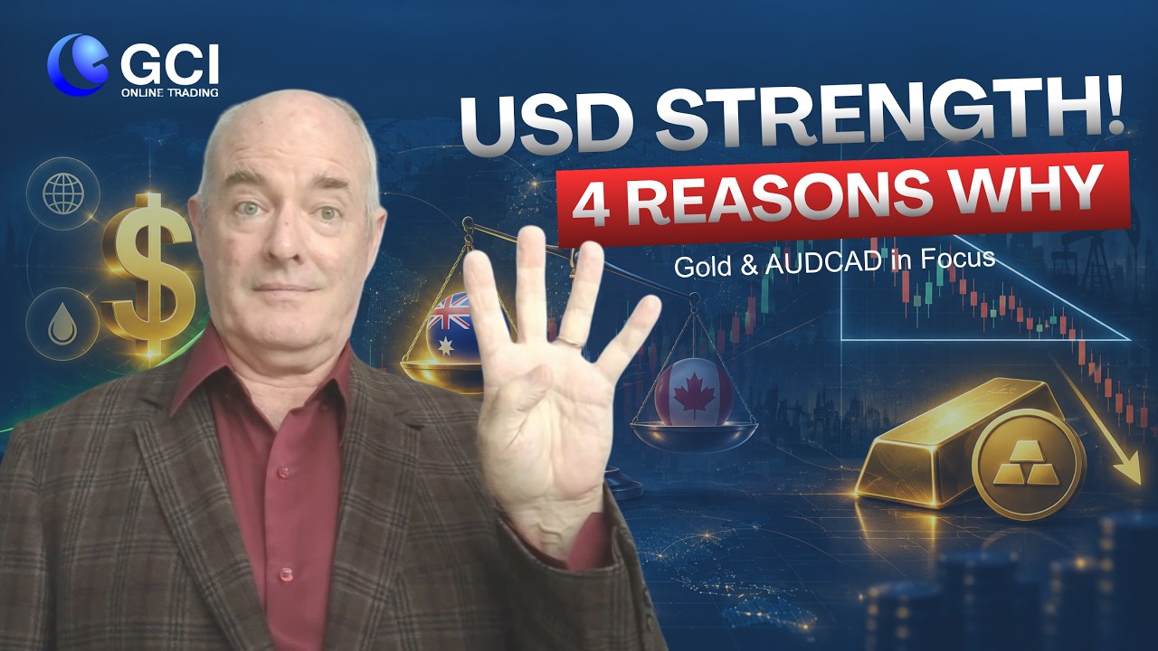 Why Is USD So Strong? 4 Key Reasons | AUDCAD, Gold XAUUSD & Forex Outlook #usd