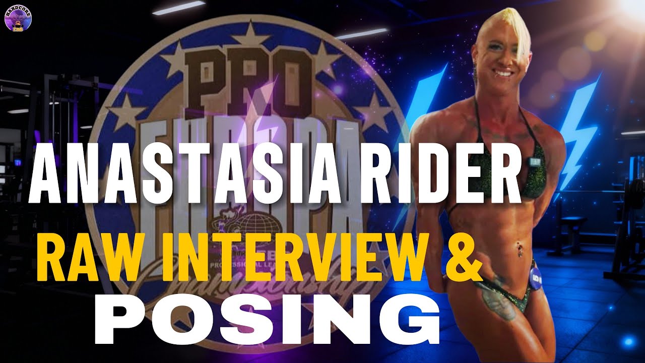 IFBB Pro Анастасия Райдер | Интервью и позирование на турнире Europa Pro 2025 по женскому бодибил...