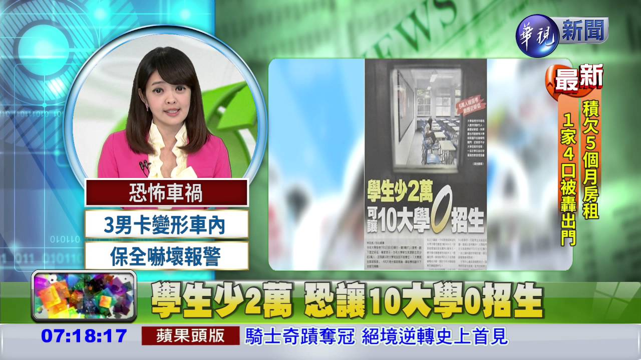 學生少2萬 恐讓10大學0招生