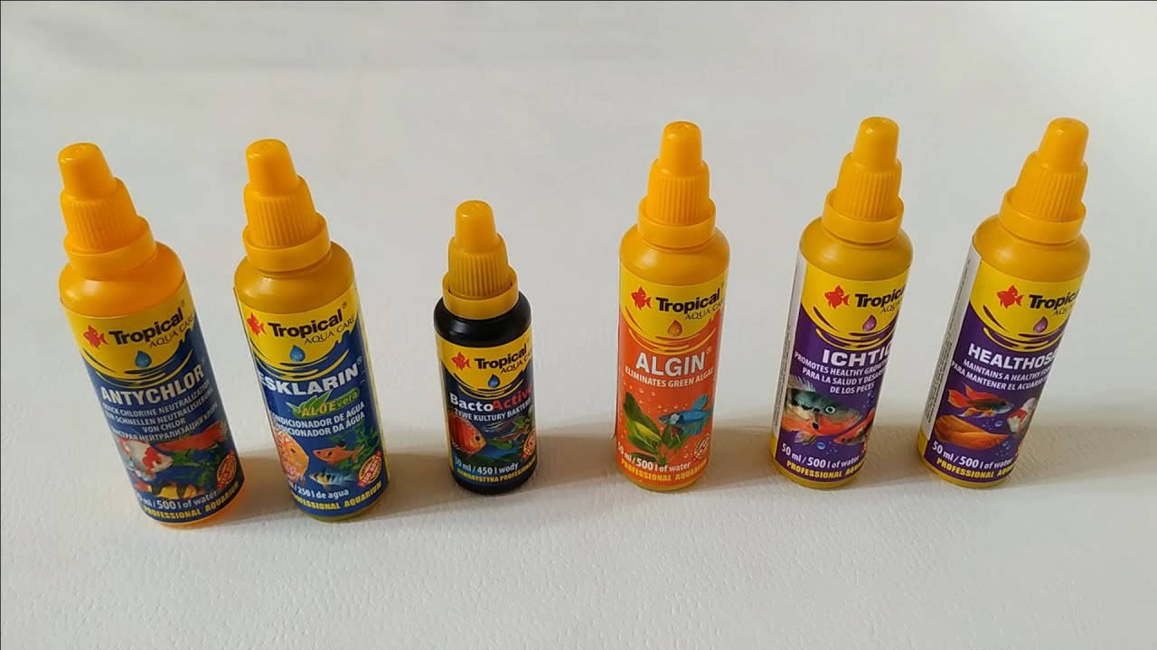 ЗАЛИЛ В АКВАРИУМ ПРЕПАРАТЫ TROPICAL!