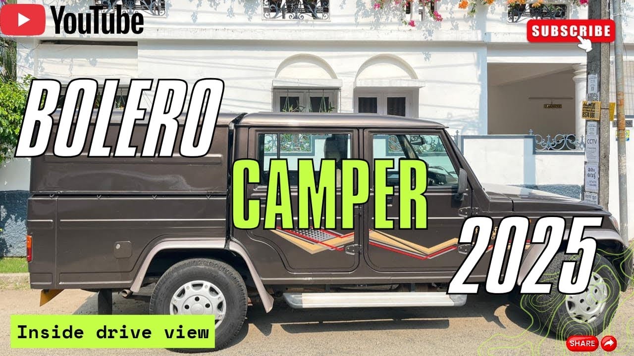 Bolero Camper 2025 – ഡ്രൈവർ സീറ്റിൽ നിന്ന് കാഴ്ച | Inside Driving Experience