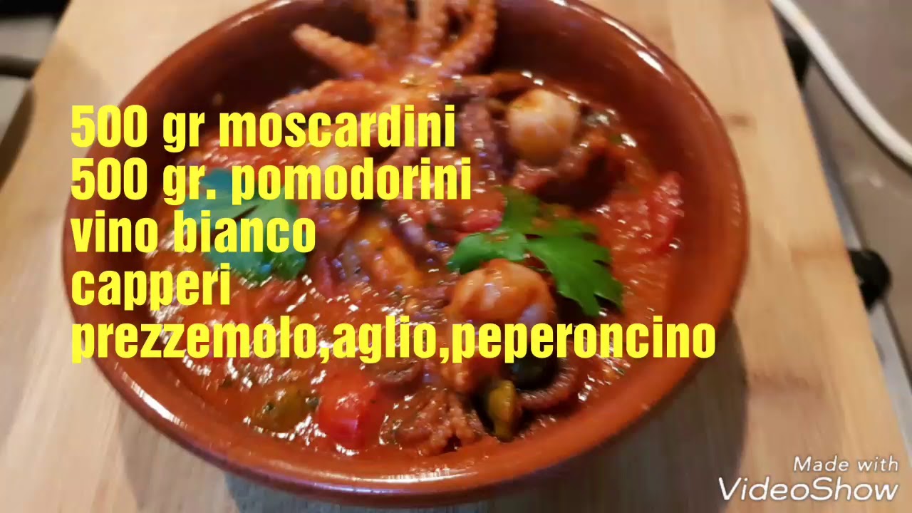 Moscaridini Polpo alla luciana