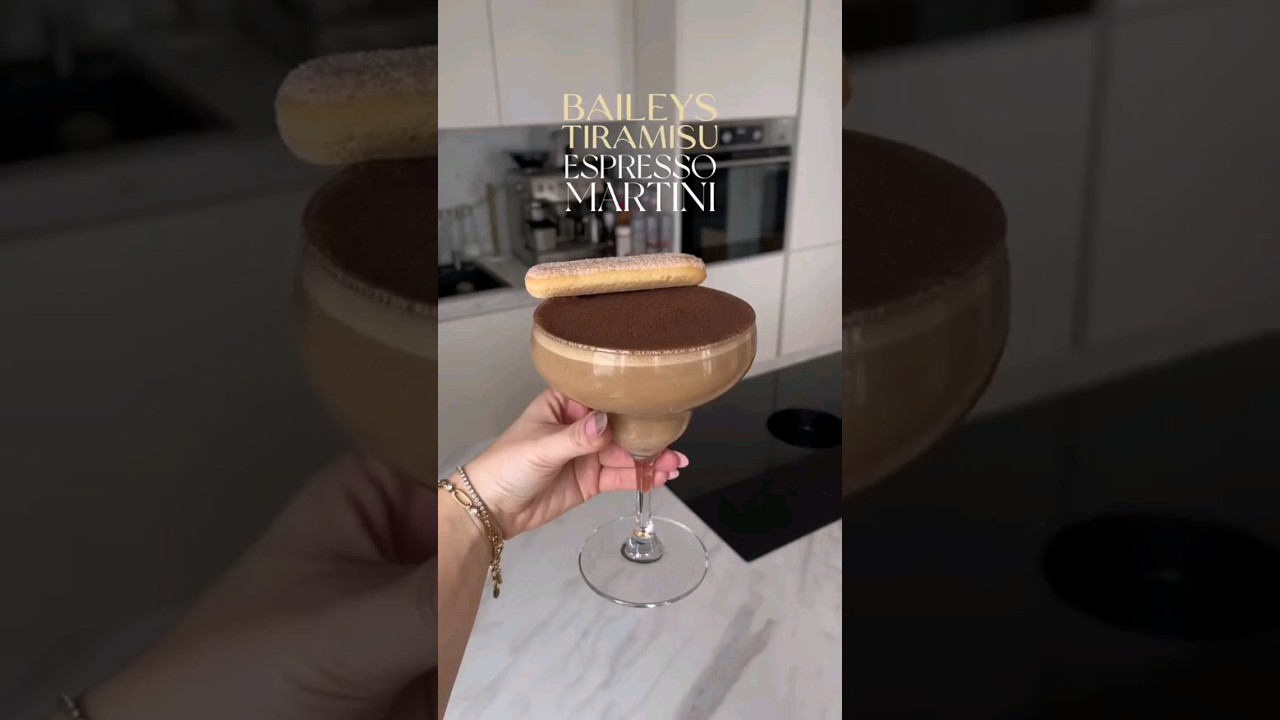 Have you ever tried a baileys tiramisu espresso martini? 😍  | Christmas cocktail