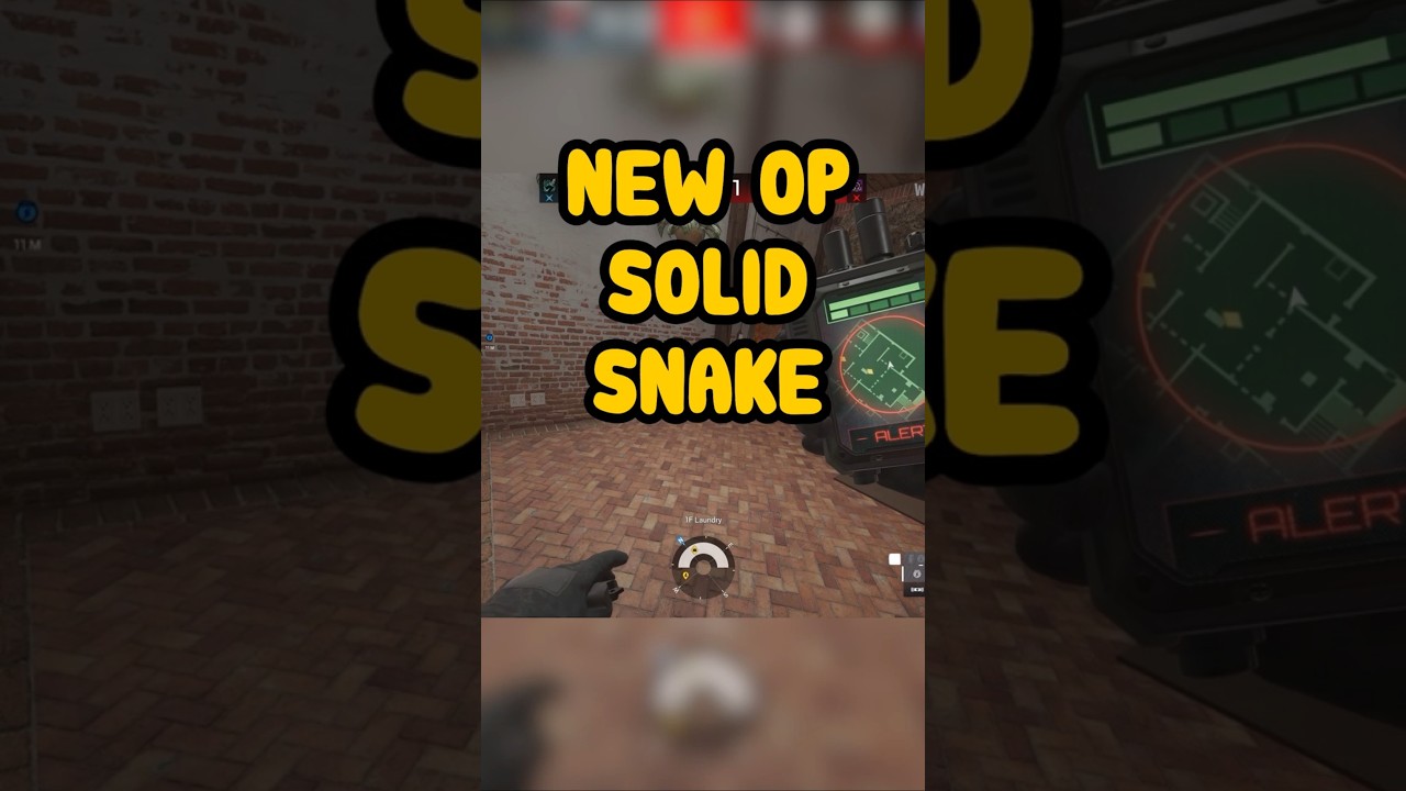 NEW OP SOLID SNAKE (SIEGE SCHOOL) #shorts