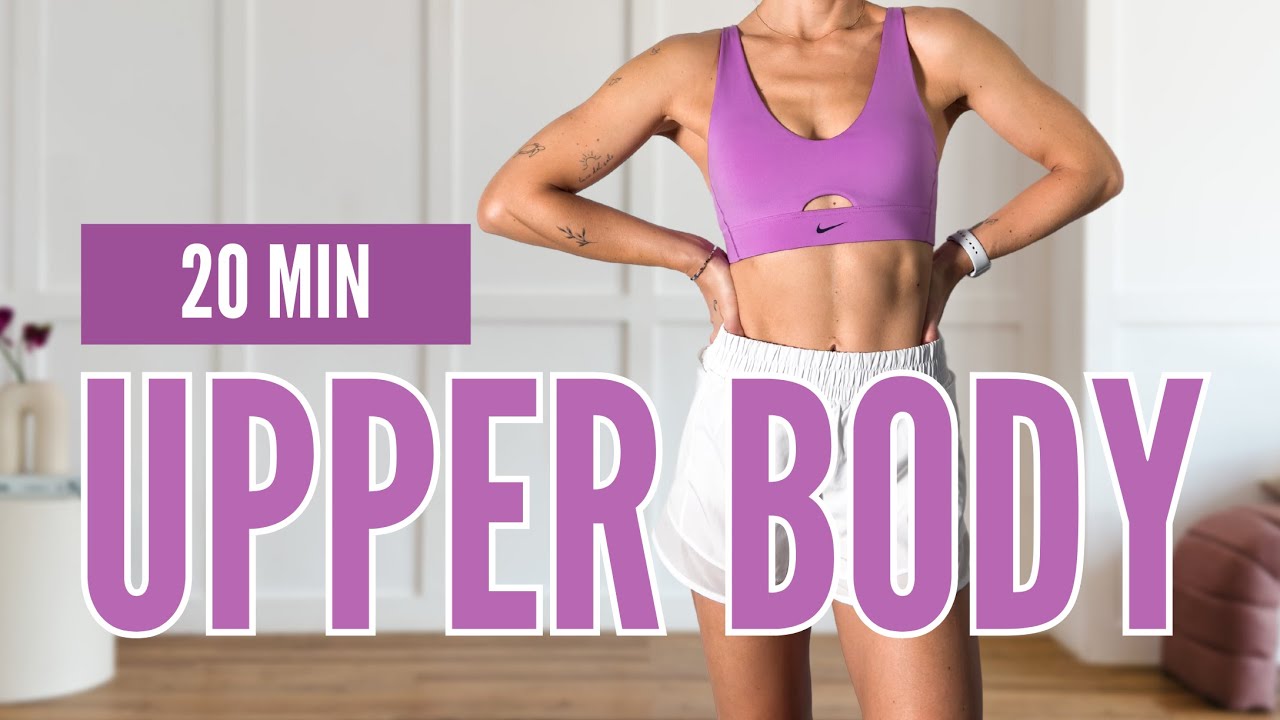 ТРЕНИРОВКА ВЕРХНЕЙ ТЕЛА (тренировка спины, плеч и рук // 20 минут (с отягощениями)
