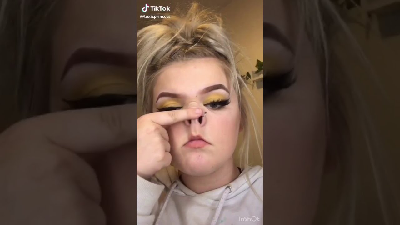 tik tok peppa pig nose challenge | nose play | nose fetish