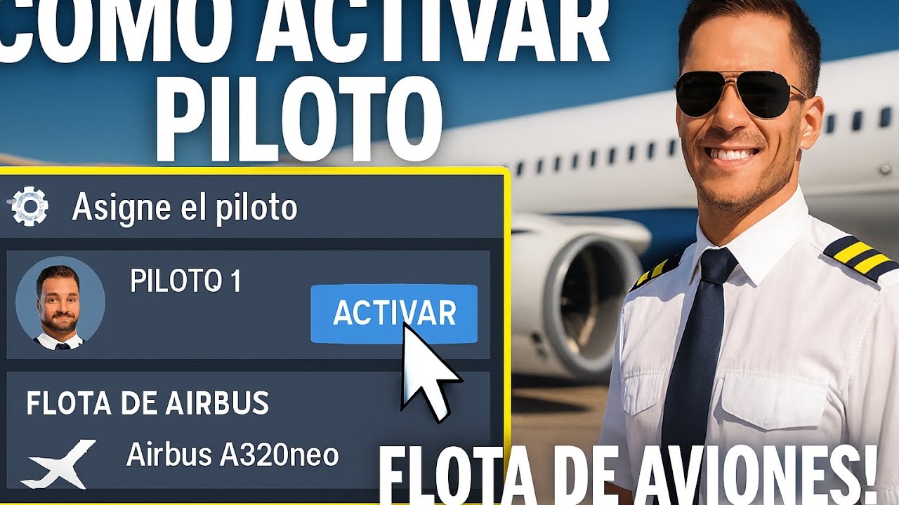 CÓMO ACTIVAR PILOTO para nuestra FLOTA DE AVIONES en Flight Simulator 2024