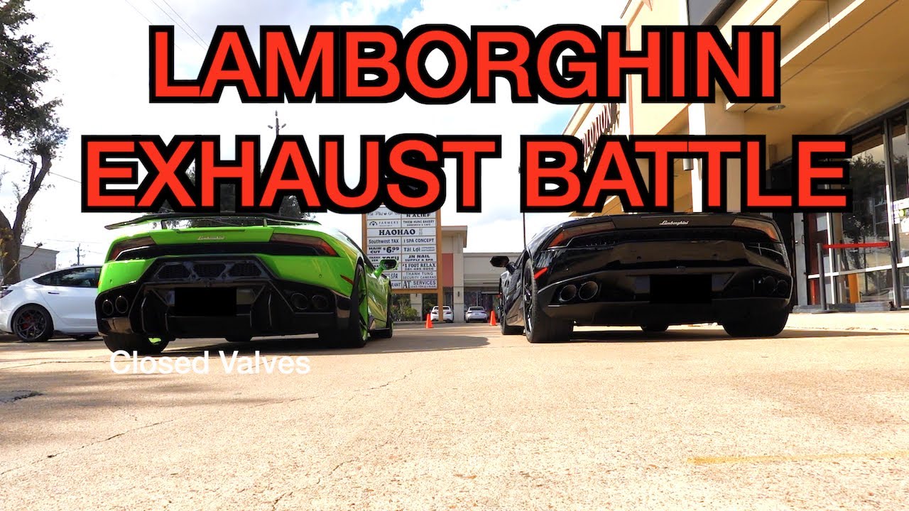 Lamborghini Huracan Sport Exhaust vs Ryft Exhaust *SOUND CLIP*
