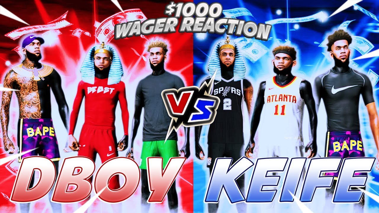 Keife Wagered Dboy For $1000 On NBA2K21 To Prove He Is THE BEST GUARD On The Game! 😱 | REACTION
