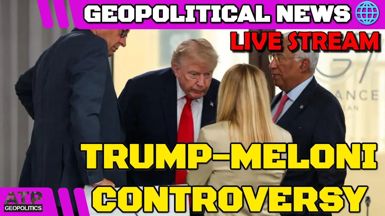 Meloni-Trump Controversy; UK Leadership Battle | Geopolitics News Update 🔴 LIVE STREAM