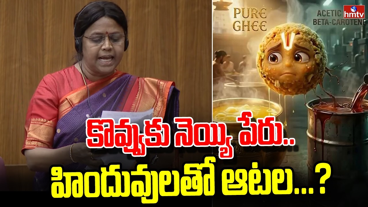 కొవ్వుకు నెయ్యి పేరు.. హిందువులతో ఆటల...? TDP MLC Anuradha Aggressive Speech In Council | hmtv