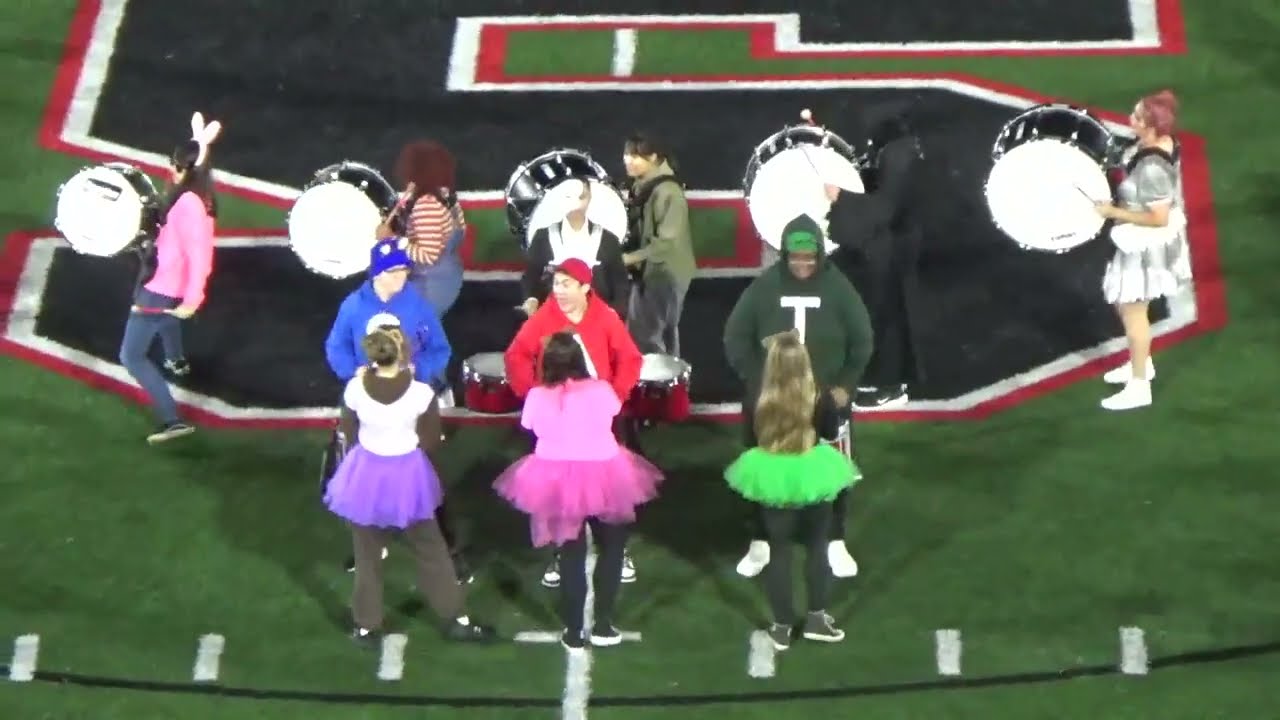 2023 Steubenville Big Red Marching Band Game 11 Halloween