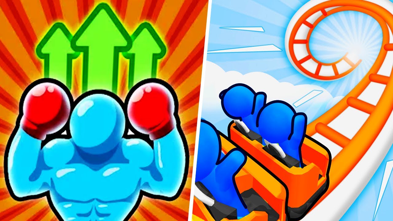 Level Up Runner | Runner Coaster - Gameplay Walkthrough Max Levels (Part 1)