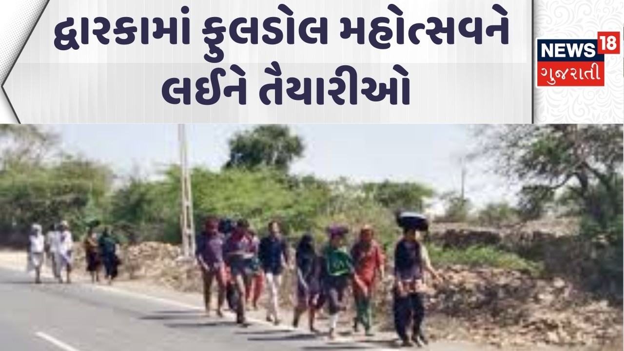 Dwarka News | દ્વારકામાં ફુલડોલ મહોત્સવને લઈને તૈયારીઓ | Dwarkadhish Temple | Gujarati Samachar