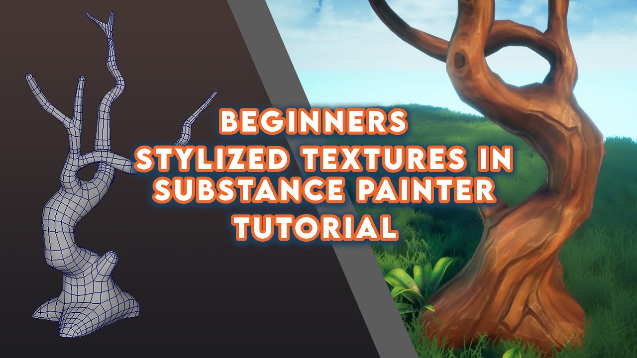 How To Create Stylized Textures in Substance Painter - Beginners tutorial