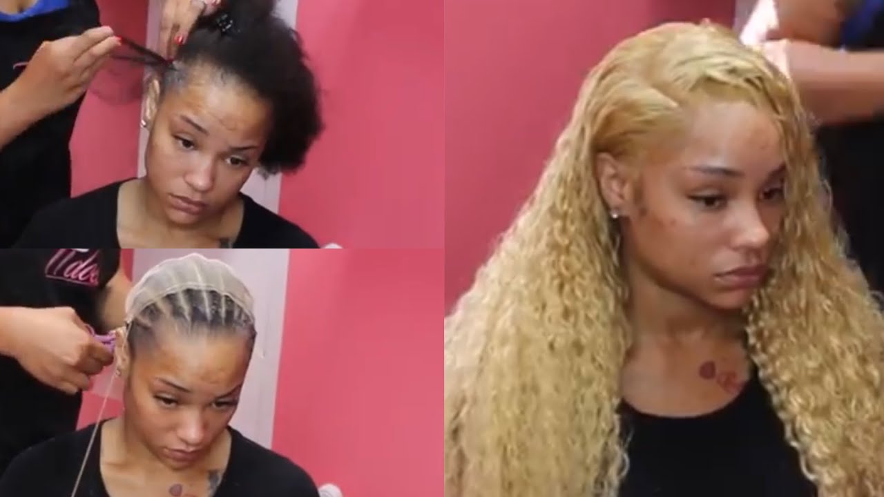 Blonde Lace Frontal Sew In Start to Finish