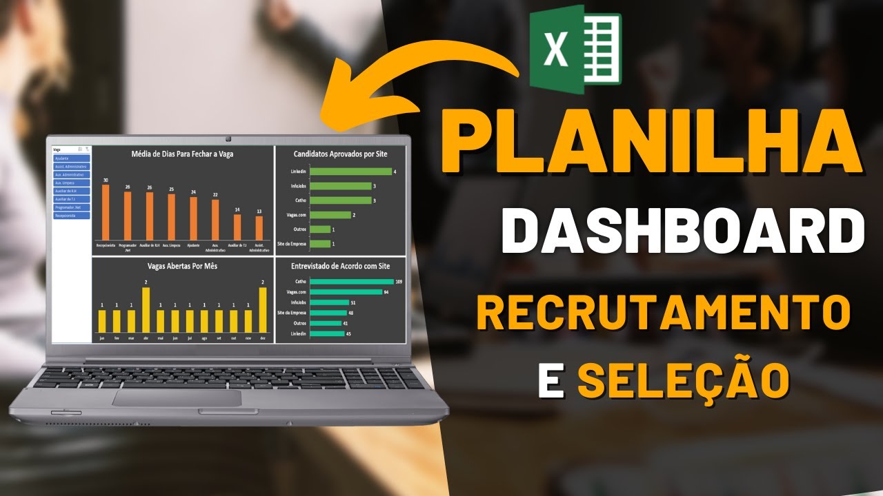 Excel - Criando Indicadores de Recrutamento e Seleção (R.H)