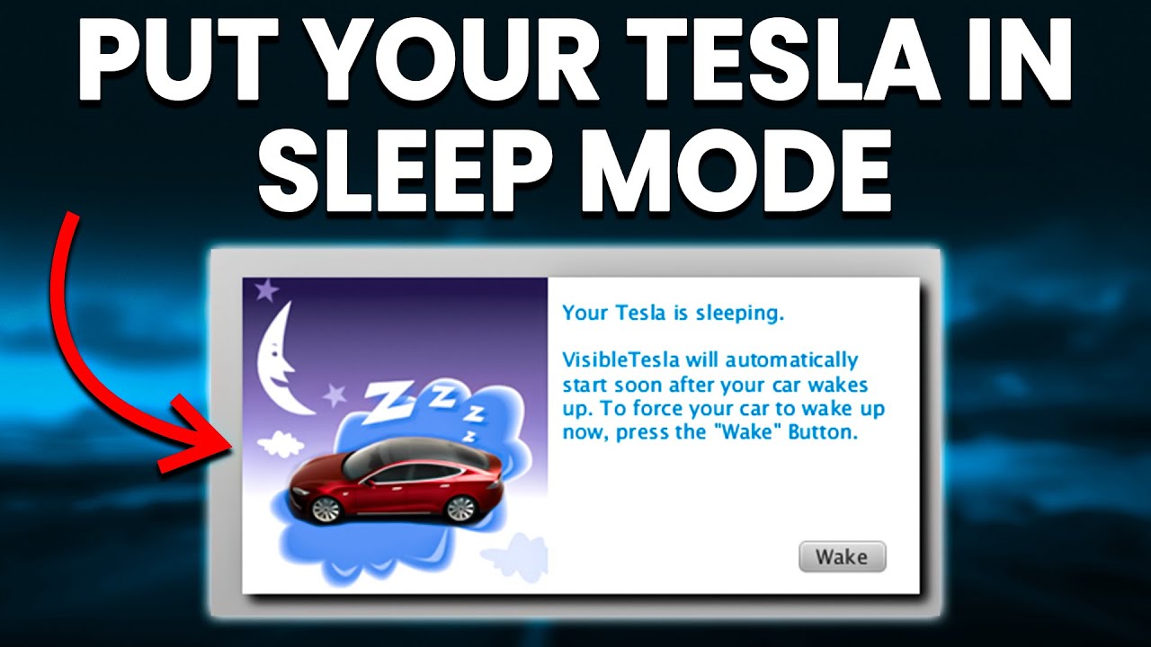Как перевести Tesla в спящий режим (Как войти в спящий режим в Tesla)