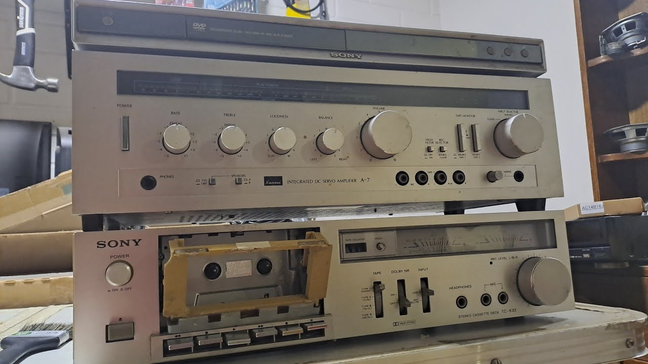 Armando mi primer equipo HiFi vintage, deck Sony TC-K22 año 1980 ¿Lo podré reparar? | Parte 1
